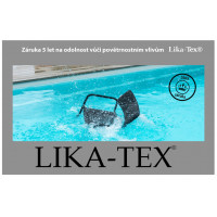 Paris LIKA-TEX® antracit - luxusní polohovací zahradní křeslo