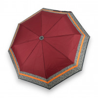Mini Light Classic berry stripe - dámský skládací deštník