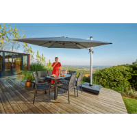 ACTIVE 350 x 260 cm – výkyvný zahradní slunečník s boční tyčí