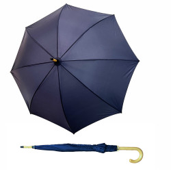 Bern-dřev.hol.d,námořní modř-holový vystřelovací deštník
