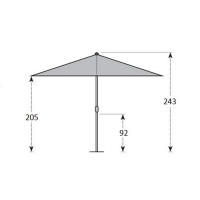 Gastro Magic Junior 2 x 2 m - gastro slunečník