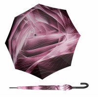 Knirps T .760 Stick Automatic Aura rose - elegantní holový vystřelovací deštník