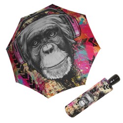 Modern Art Magic Monkey - dámský plně automatický deštník