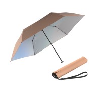 KNIRPS US.050 Ultra Light Slim Manual peach - lehký dámský skládací plochý deštník