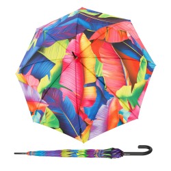 KNIRPS T.760 Palm Multicolor - elegantní holový vystřelovací deštník