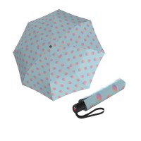 KNIRPS A.200 MEDIUM DUOMATIC Magicdots Sky - elegantní dámský plnoautomatický deštník