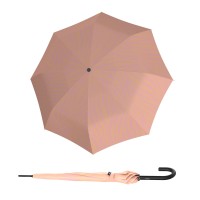 KNIRPS A.760 STICK AUTOMATIC Zebra Peach - elegantní holový vystřelovací deštník