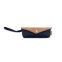 Nature Mini Cork deep navy FSC® - EKO deštník