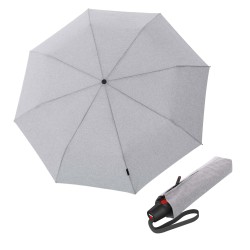 KNIRPS T.200 Medium Duomatic Melange grey - elegantní plně automatický deštník